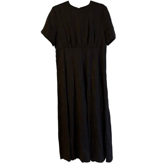 black linen francis maxi dress Fadyen Bias Cut Maxi Dress | Black | Womens
